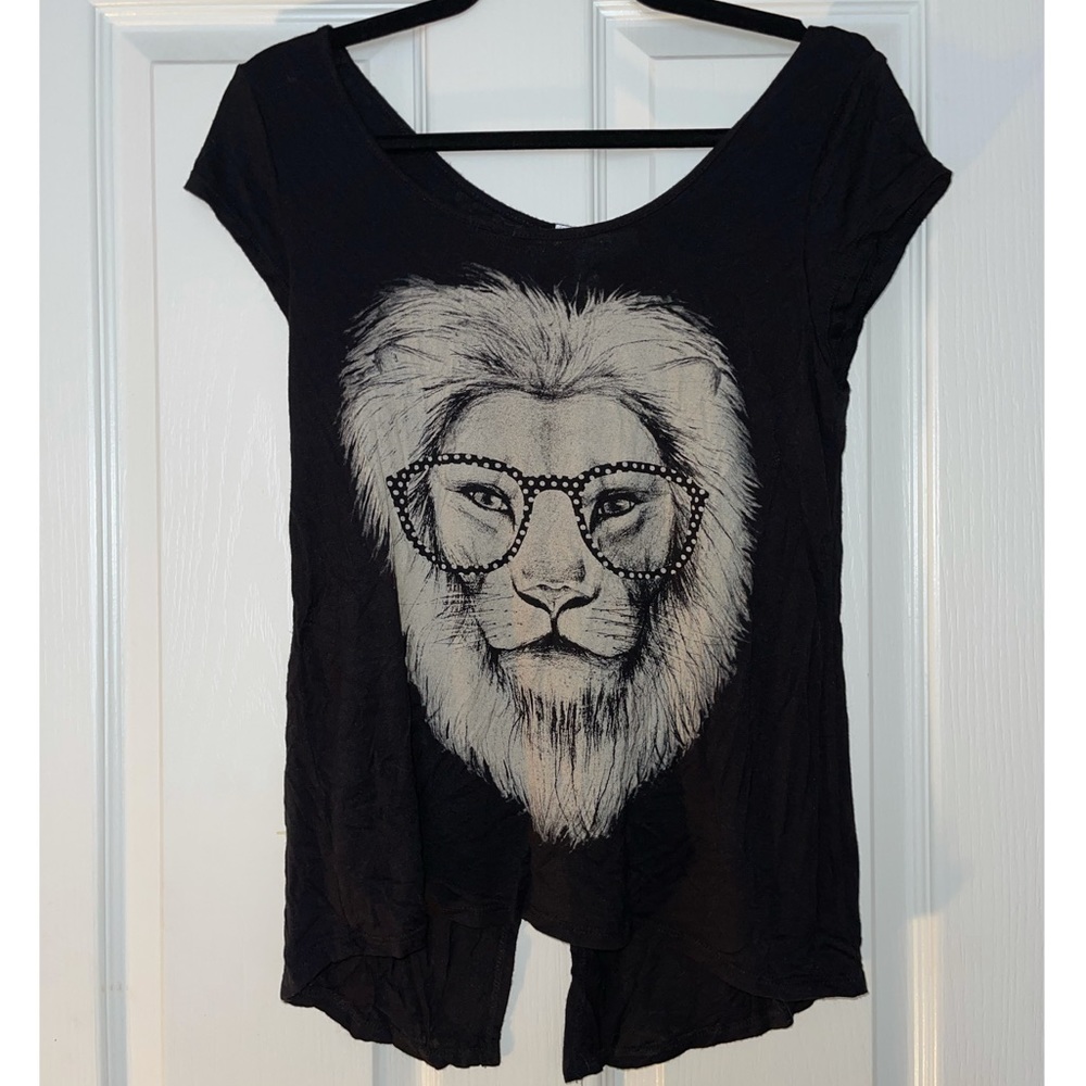 Black, tiger t-shirt